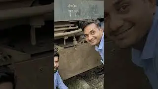 assistant loco pilot watching location of unloader valve. #knowledgeuptodate #locopilot #railway