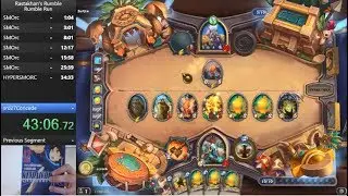 Hearthstone: Rastakhan 'Rumble Run' Speedrun (Shaman) in 43:56