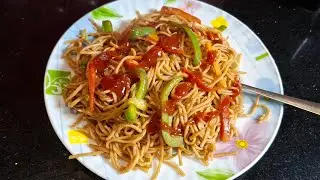 Homemade chowmin l noodles recipe