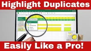 How to Highlight Duplicates in Google Sheets Using Conditional Formatting!