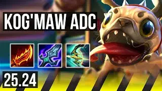 KOG'MAW & Nautilus vs CAITLYN & Janna (ADC) | EUW Diamond | 25.24