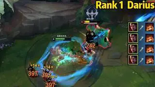 Rank 1 Darius: Do NOT Try to Beat This Guy in the Early Game!