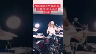 Drumming to You can never be ready by sunrise Avenue - inspiration on drums #shorts