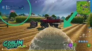 How to Hide in a Haystack at Corny Crops | Fortnite Grim Fable Wolf Activity Questline