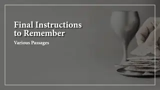 Final Instructions to Remember | April 03, 2022