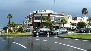 RABAT مباشرة منظر رباني وعبقرية مغربية للمدخل الجنوبي ومركب مولاي عبدالله ومحطة قطار حي رياض وشوارع