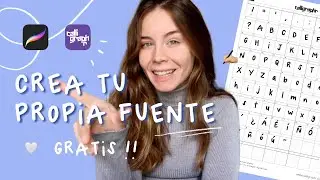 C&oacute;mo crear una tipograf&iacute;a con tu letra GRATIS // Tutorial de calligraphr ✍🏼