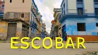Así está la calle Escobar en La Habana 