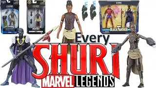 Every Marvel Legends Shuri (Black Panther) Comparison List MCU and comic plus BONUS Funko Pop etc...