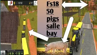Farming Simulator 18 pigs salle kaise khele #goatfarming Fs18 cow millk salle #fs18 #farming