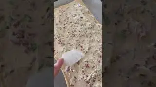 Полумесяцы с беконом, сливочным сыром и закуской (закуска из 4 ингредиентов)