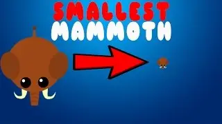 Mope.io - Smallest MAMMOTH!