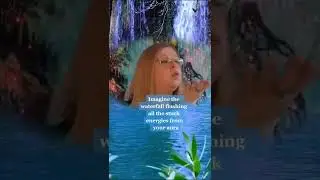 Clearing stuck energy from your aura. Reiki asmr selenite crystal healing #shorts