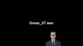 HL2 Beta - Gman voice clips