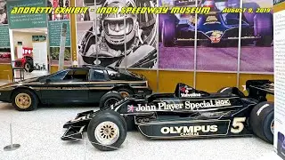 4k - Mario Andretti Icon Exhibit - 2019 Indianapolis Motor Speedway Museum - Zeppelin2112 - F1 Indy