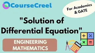 Solution of Differential Equation || Engineering Mathematics || GATE || ESE || Curriculum Exams