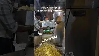 Multicolored Soft Mold Dough II Dough Clay Pouch Packaging Machine Colourup Dough Packing Machine
