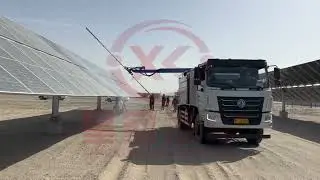 Solar panel cleaning equipment
