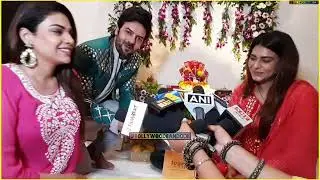 Couple 💑 Sanjay Gagnani & Poonam Preet 's Ganpati Darshan with Anjum Fakih | #kundalibhagya