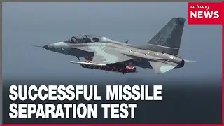 S. Korea successfully conducts separation test for homegrown long-range air-to-surface...