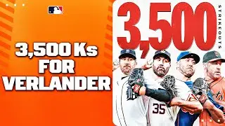 JUSTIN VERLANDER MAKES HISTORY! 3,500 CAREER STRIKEOUTS!