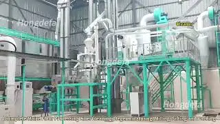 100 TPD Maize Milling Plant in Kenya  Full Operation Walkthrough & Output Quality