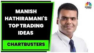 Market Strategist Manish Hathiramani's Top Trading Ideas For Today | Chartbusters | CNBC-TV18