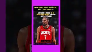 Kevin Durant Makes NBA History with 1,000+ Games 🐐#nba #nbashorts #basketball #sports #nbaaustralia