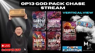 PULLING A GOD PACK FOR COOP! - UNBOXING FULL SEALED CASE OF OP13 (Vertical View)