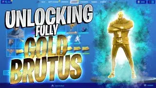 UNLOCKING FULLY GOLD BRUTUS (What Level Do You Get The FULLY Gold Brutus Style?)