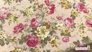 Sevenberry Cotton Flax Prints vintage flower fabric in light mauve by Robert Kaufman - modes4u -