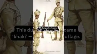 Origin of Khaki Fashion #history #khaki #indianhistory #art