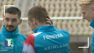 Faroe Islands LAST TRAINING SESSION ahead of North Macedonia CLASH