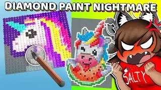 I Try WORST Rated Diamond Painting Game