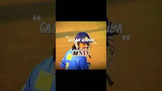 MS Dhoni edit || Gallan goodiya X MSD #edit #cricket #shorts #ytshorts
