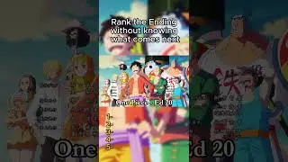 Rank The Anime Ending Without Knowing The Next One! #anime #animemusic #parati #shorts #ending