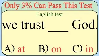 Mixed English Grammar Quiz: Only 5% can pass This Test 