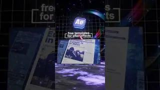 free template for creating news in after effects #aftereffects #shorts #template