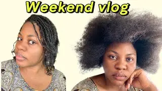 Weekend Vlog| Cooking| Postpartum Identity Crisis| New hair Journey