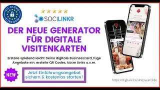 SOCILINKR &ndash; digitale Visitenkarten erstellen, Links k&uuml;rzen und QR Codes erzeugen.