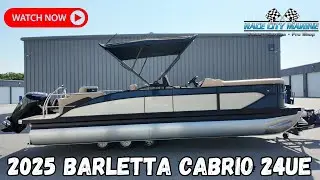 New 2025 Barletta Cabrio 24UE 24 ft Pontoon Boat For Sale In Mooresville, NC: Walkaround and Review