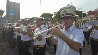 Procesión marinera Fiestas del Carmen La Isleta. Agrupación Musical La Salle.