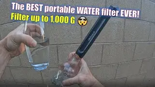 The BEST portable WATER filter EVER | Filter up to 1,000 GALLONS 🤯
