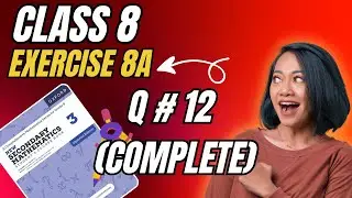 Maths Class 8 Ex 8A Q No 12 (Complete) | Mensuration Full Concept | No Confusion Guaranteed 🔥