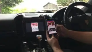 Porsche Cayenne 2012 (JDM) - Mirror link & HD 360'deg camera system