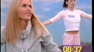 David Olton & Patsy Kensit Yoga Fun on The Big Bre