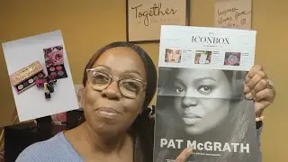 Try-on/Makeup tutorial (Pink & Gold) feat Pat McGrath/Nov ICON Box #seasonedbeauties #Darkskinmakup