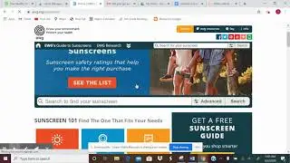 EWG Sunscreen Guide
