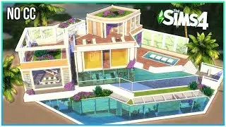 Sims 4 Speed ​​Build &mdash; Paradise Underwater Mansion [Без CC] | Кейт Эмеральд