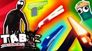 ALL SECRET GUNS + KING ZOMBIE! | Totally Accurate Battle Zombielator (TABZ) Gameplay 😵💎